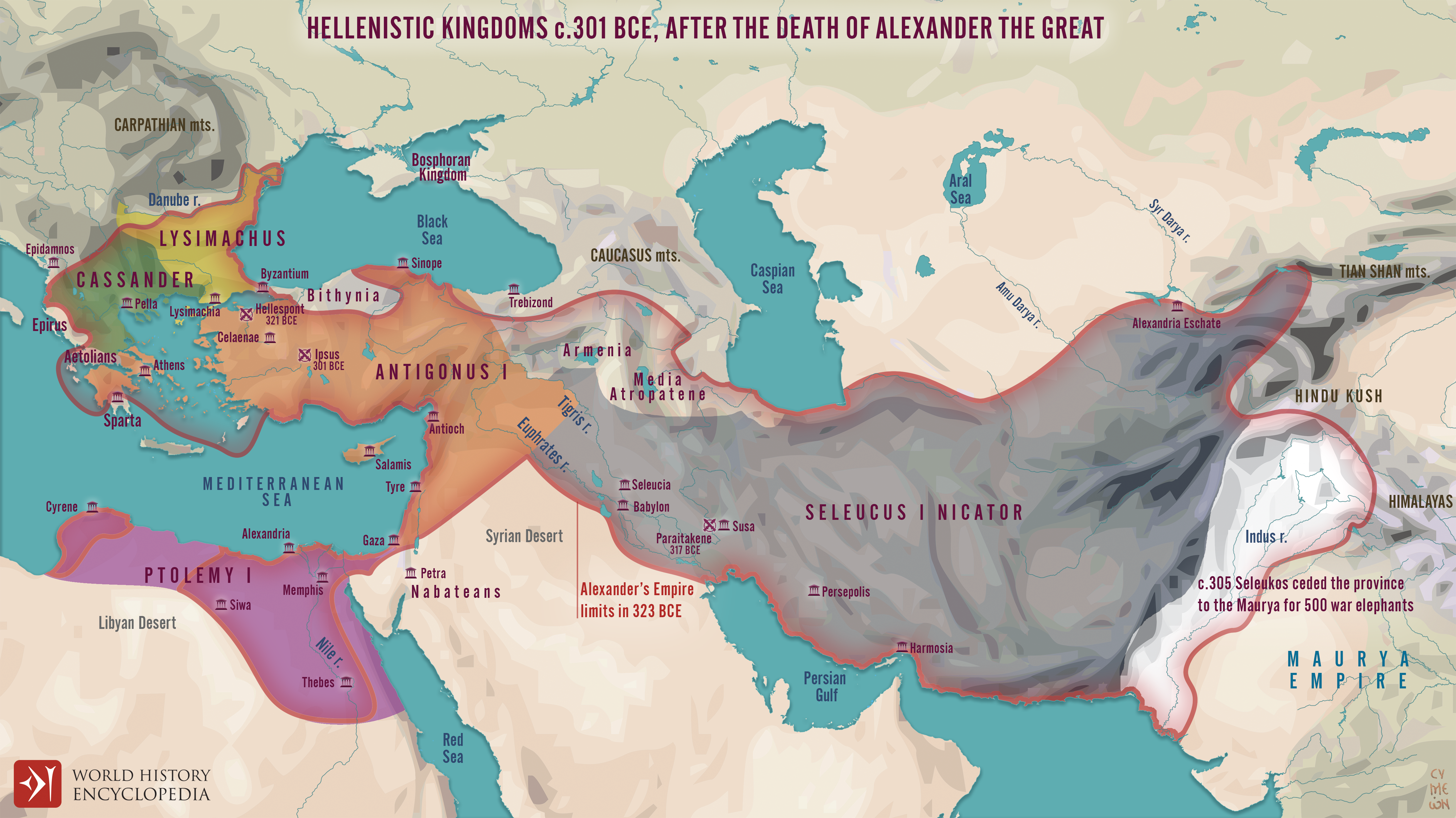 Ptolemy I Soter I (Soter meaning Saviour), also known as Ptolemy