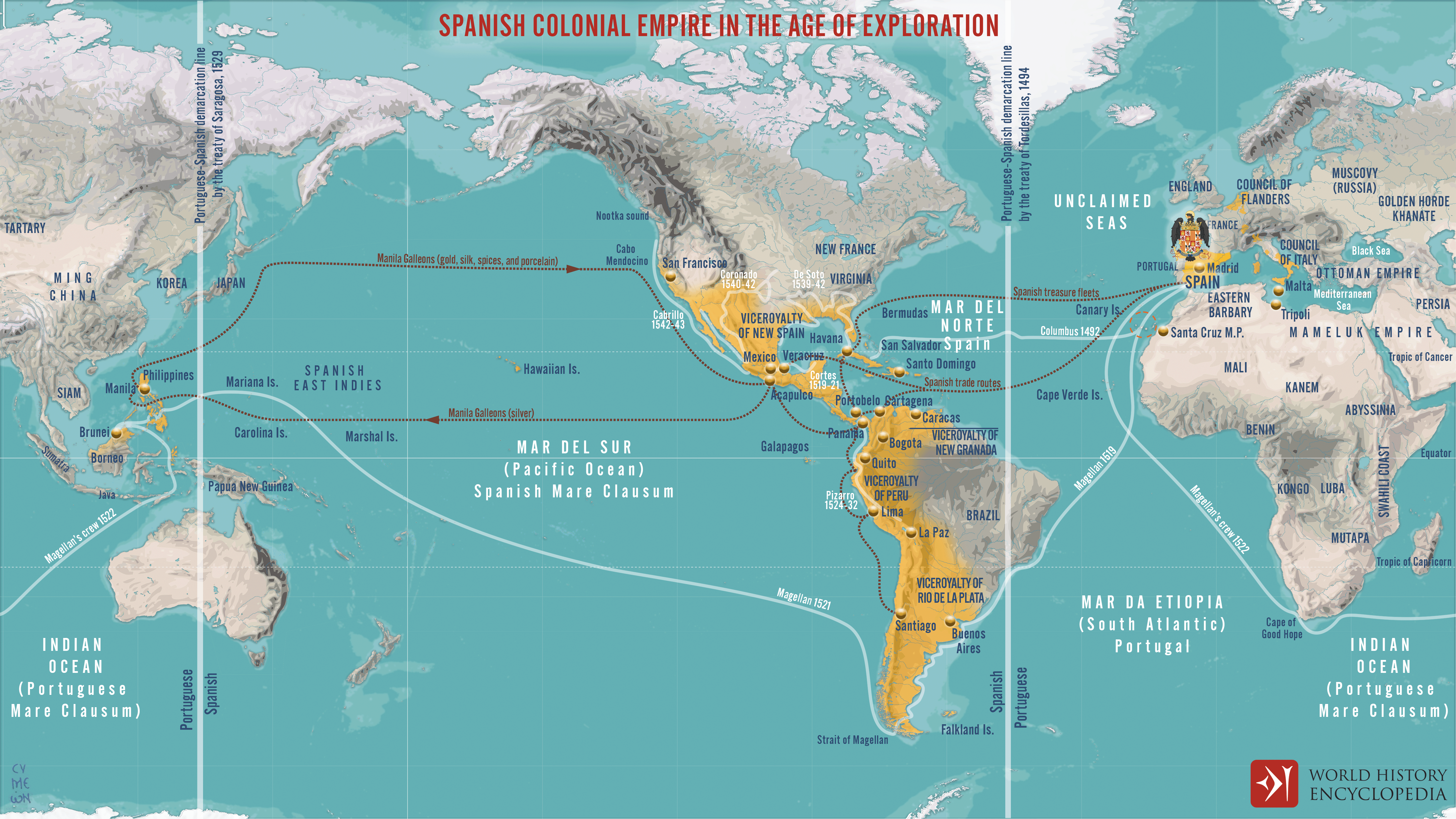 Spain Mediterranean Coast Travel Reference Map