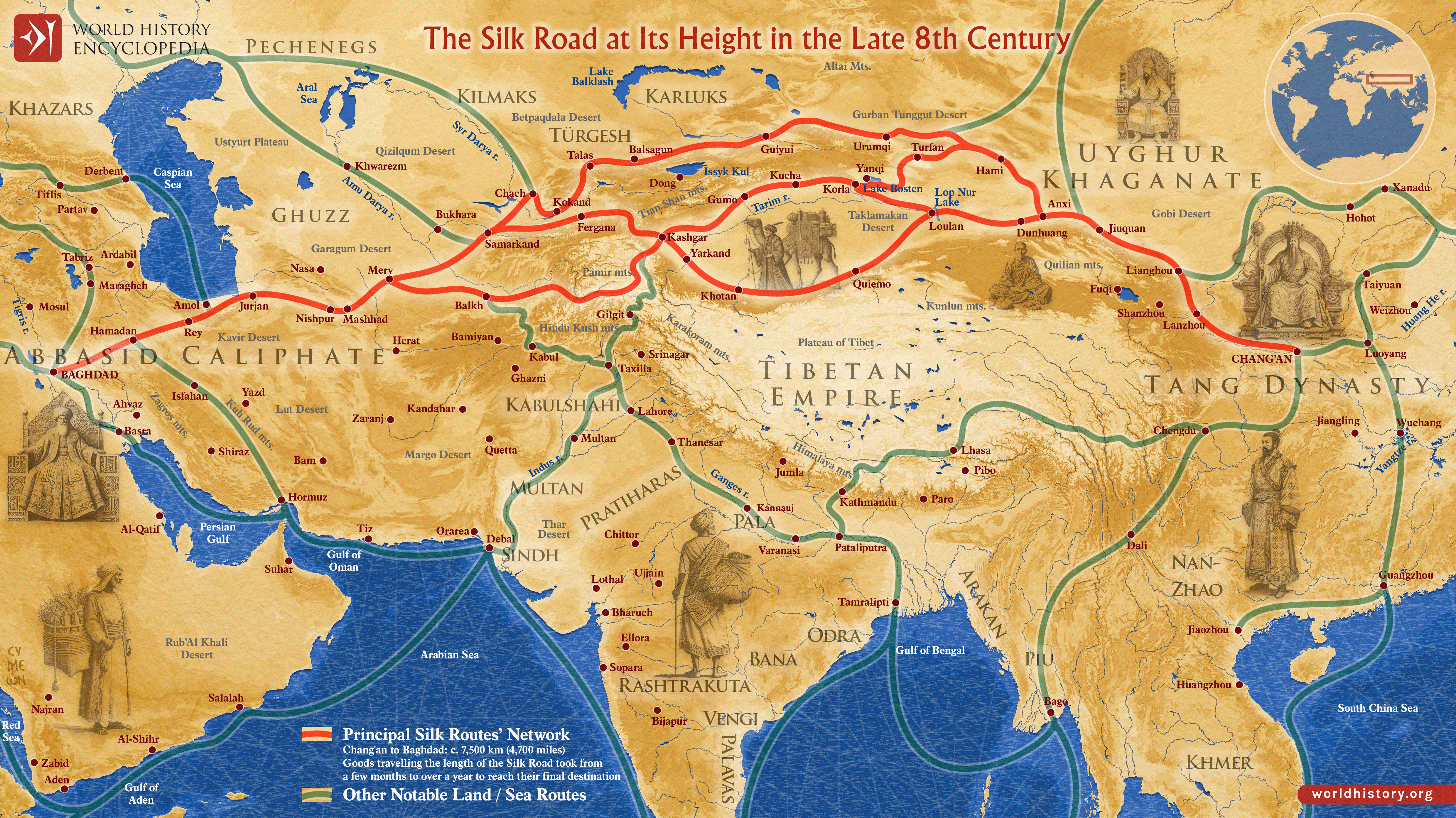 silk road how long to travel