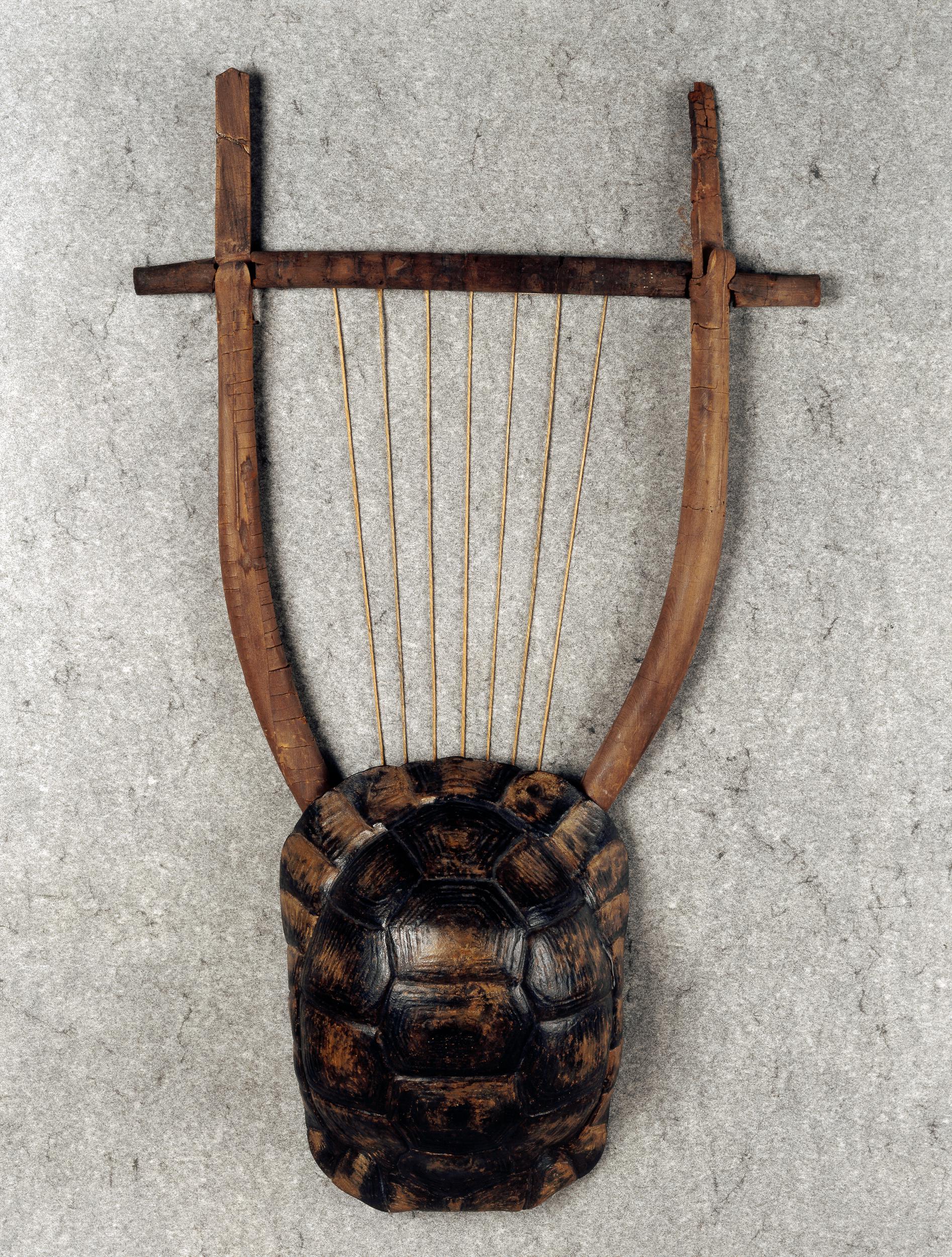 Turtle Shell Stringed Instrument Tortoiseshell Lyre - World History Encyclopedia