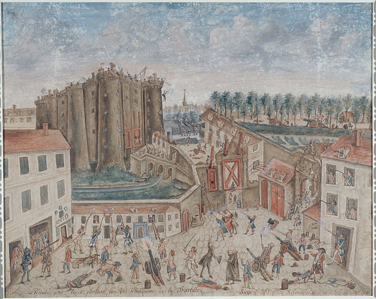 France-History- The Bastille was a fortress-prison in Paris, known