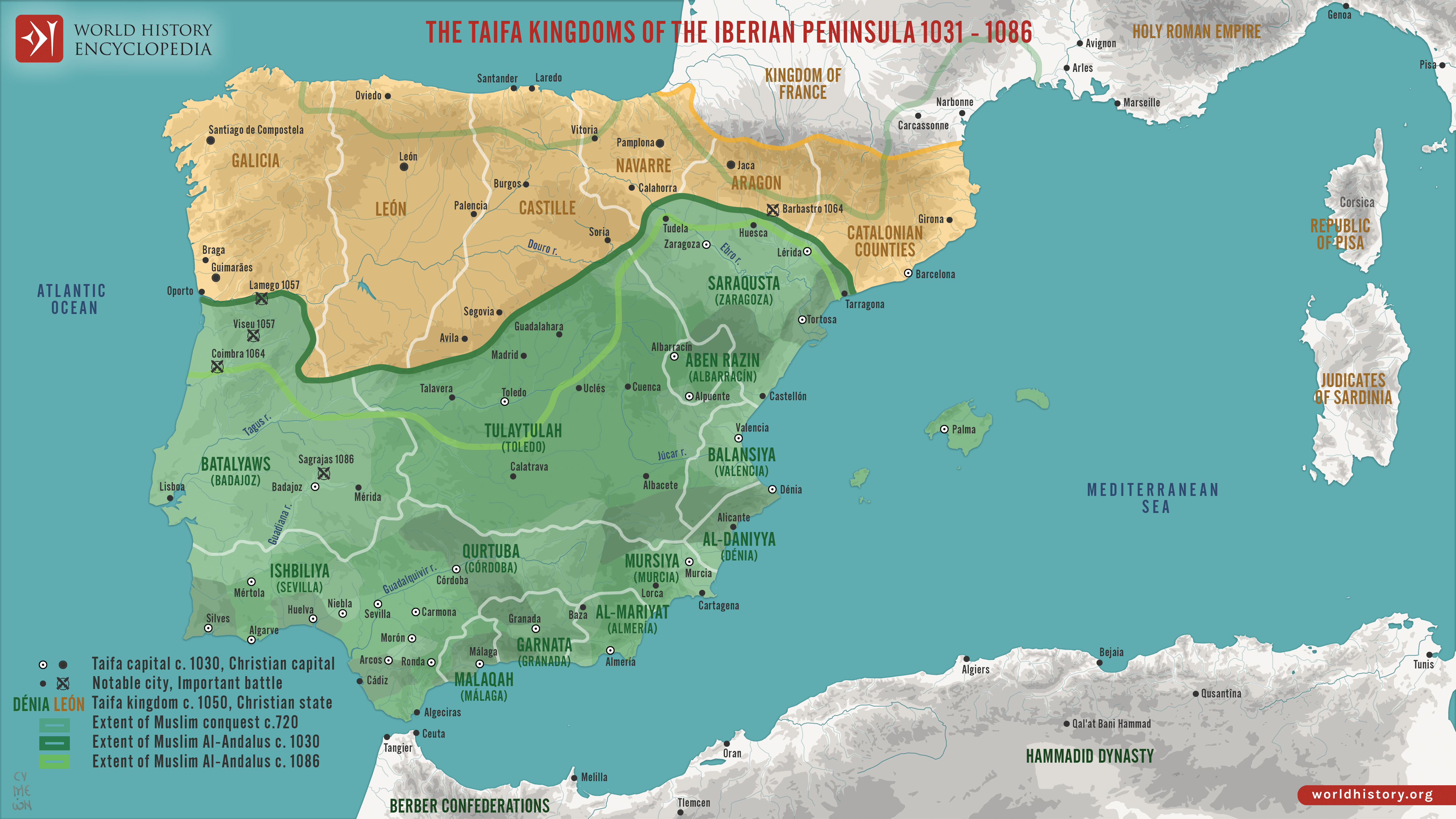 where is the iberian peninsula located on a map