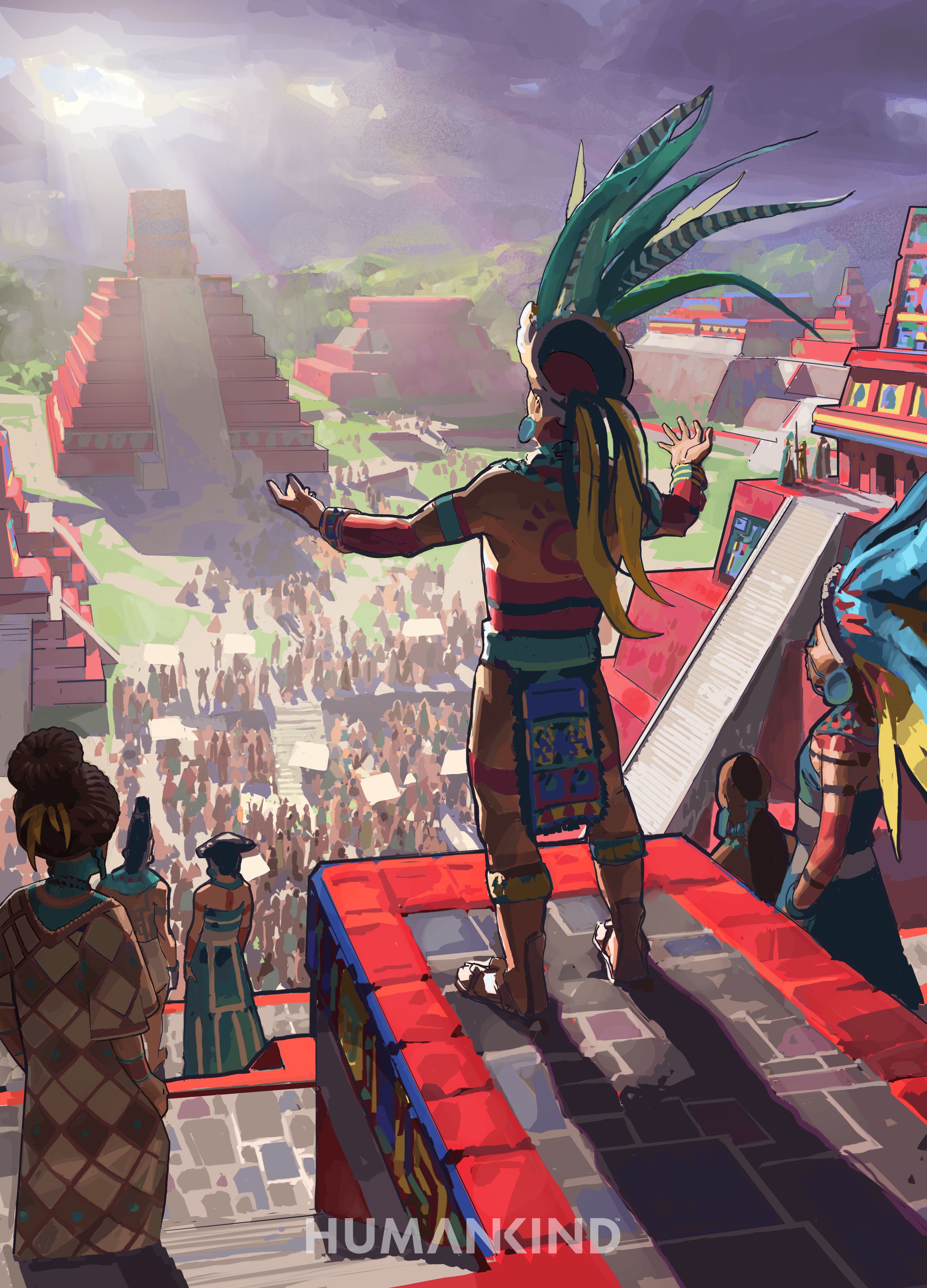 Maya Temple Ritual (Illustration) - World History Encyclopedia