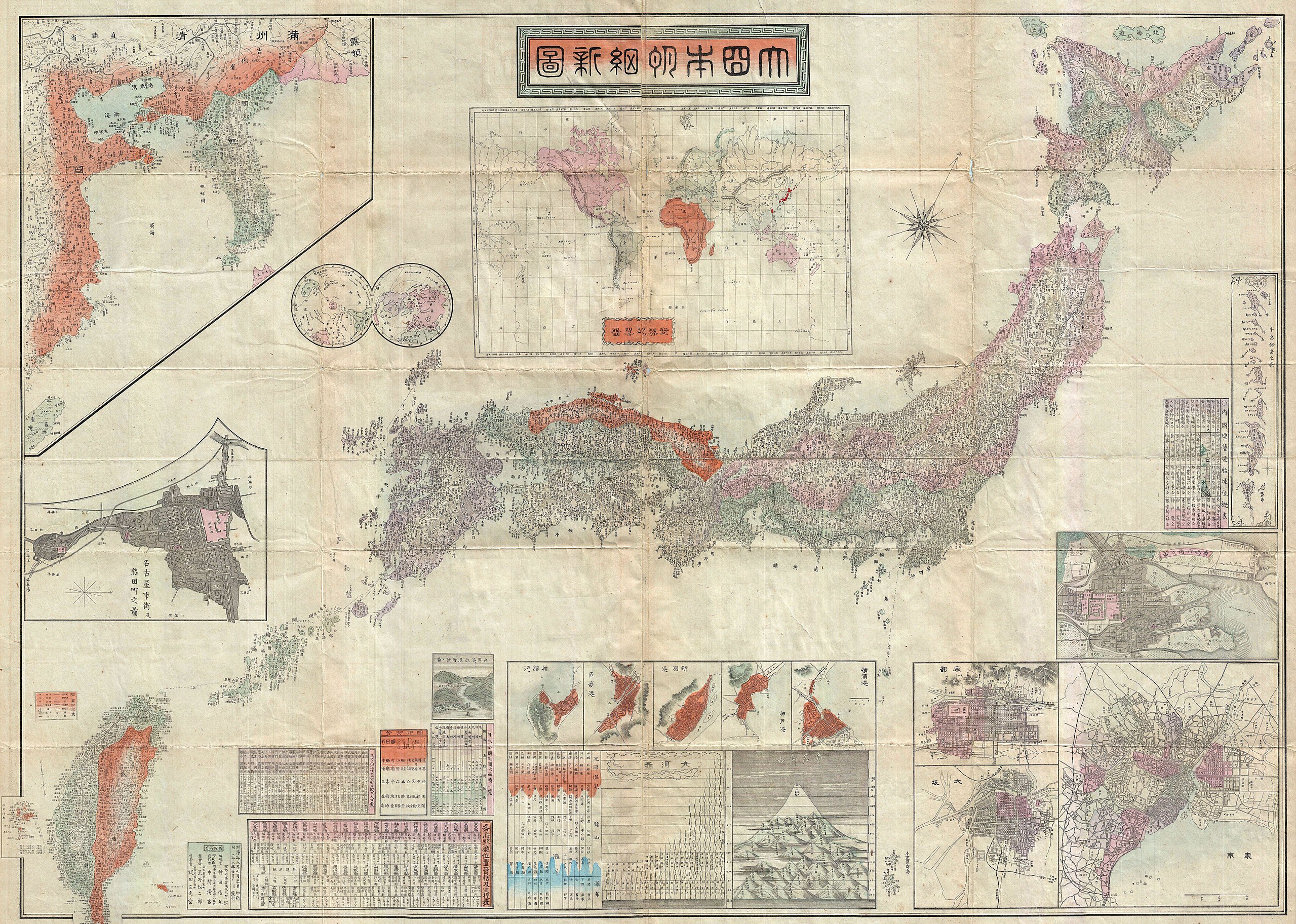 meiji restoration map