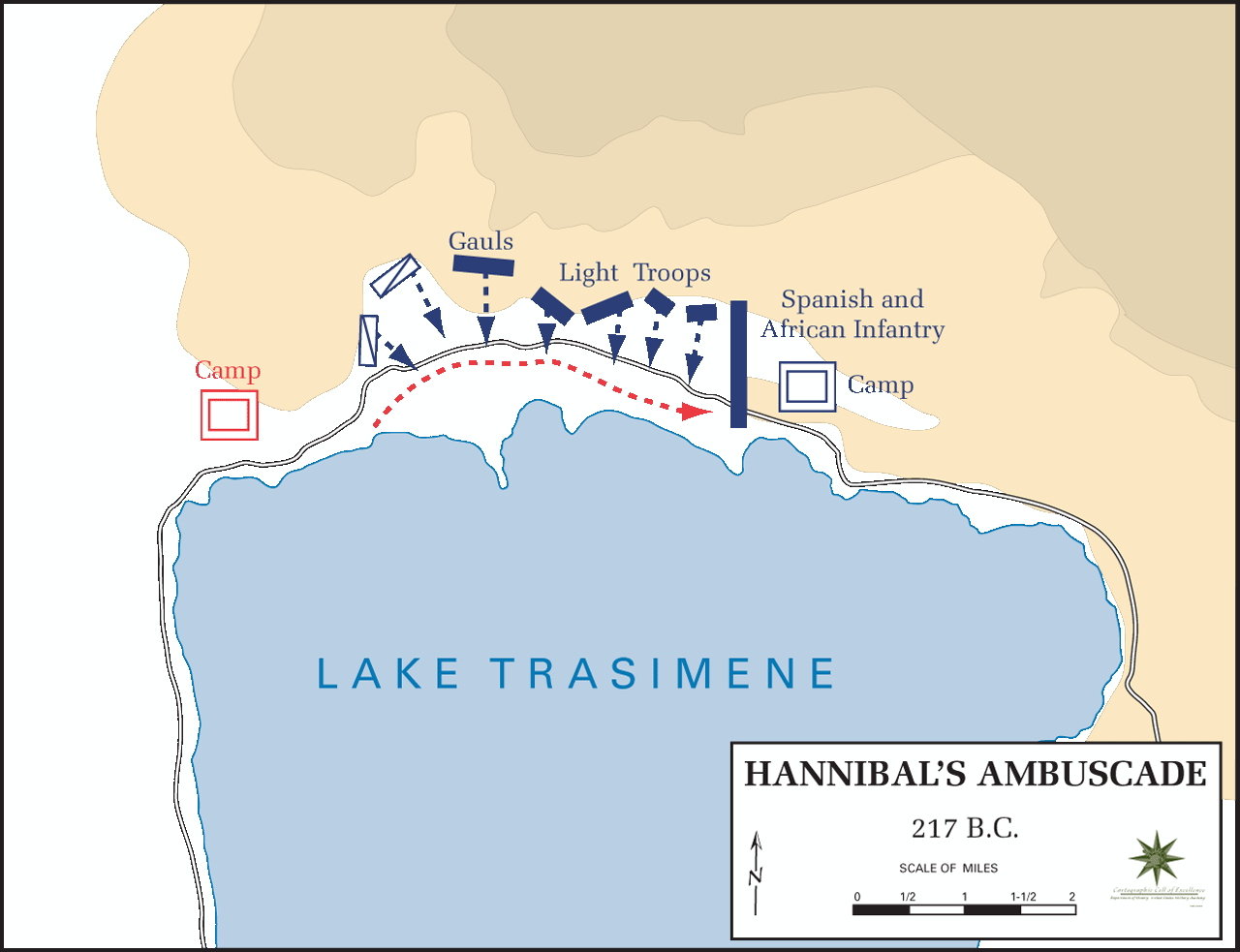 The Battle Of Lake Trasimene Illustration World History Encyclopedia the-battle-of-lake-trasimene-illustration-world-history-encyclopedia