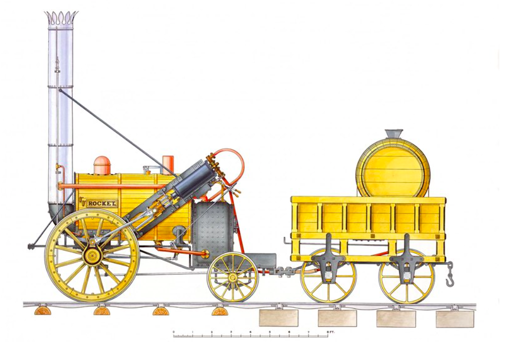Stephenson's Rocket (Illustration) - World History Encyclopedia