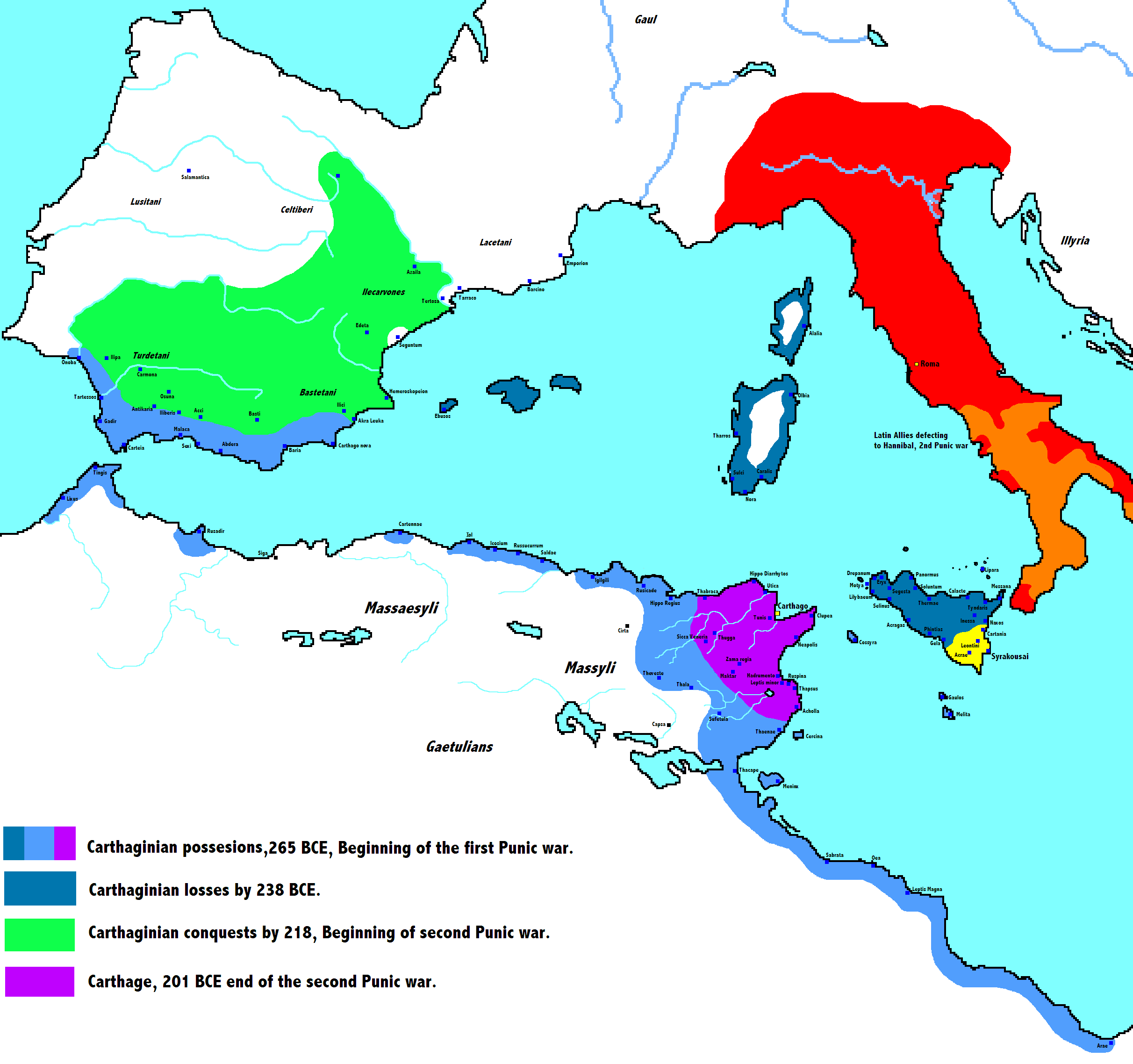 Carthage during the Punic Wars (Illustration) - World History Encyclopedia