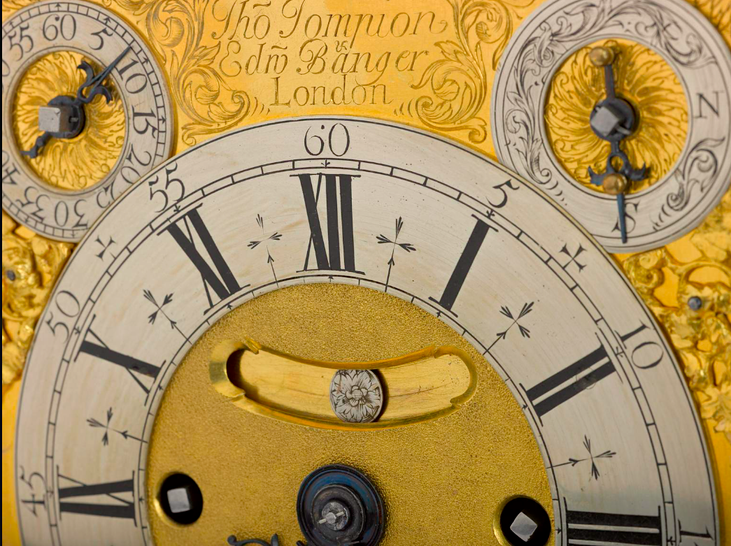Tompkinson Clock Detail, Tompion Clock Face - World History Encyclopedia