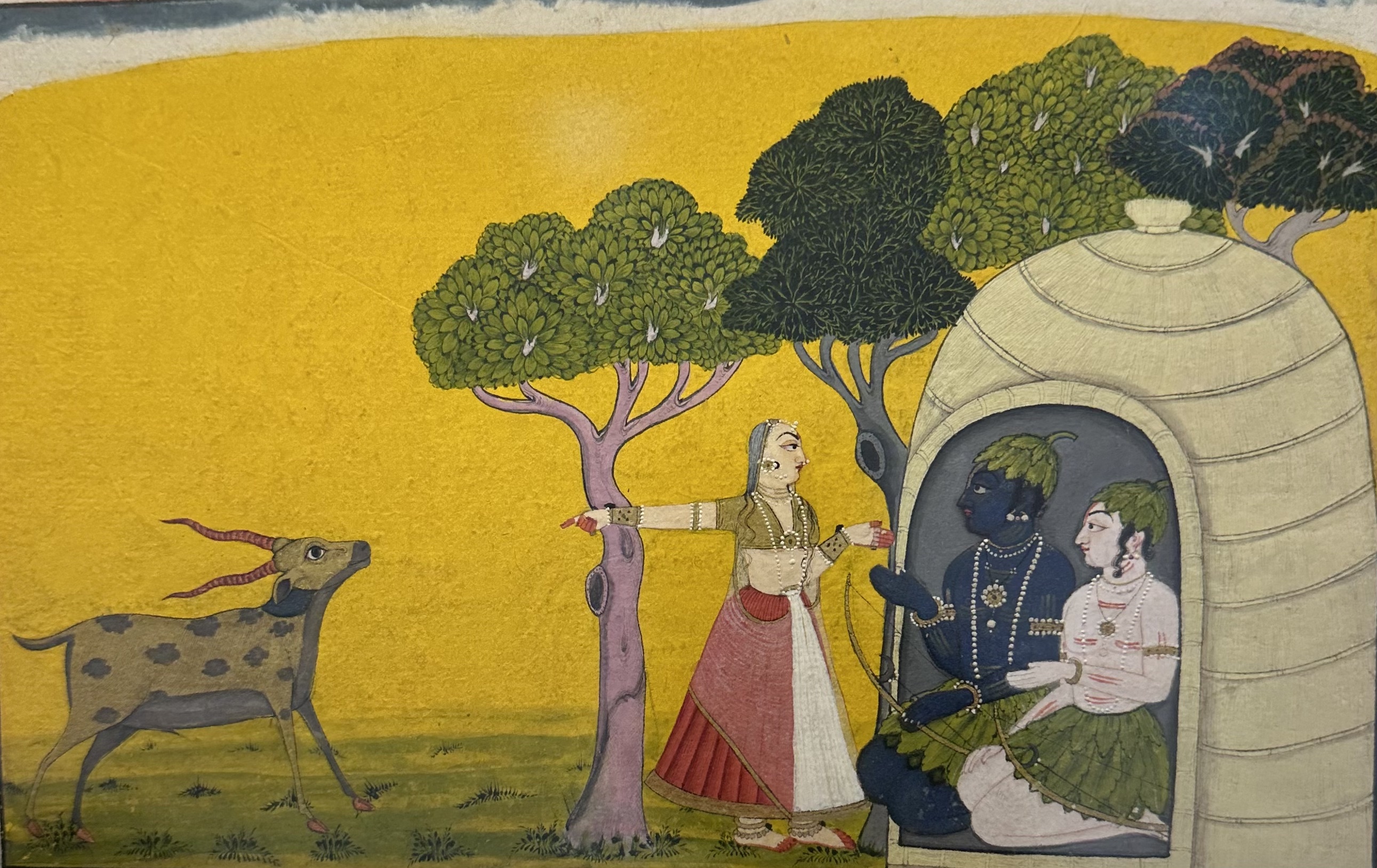 Golden Dear Maricha Appears as a Golden Deer to Sita (Illustration) - World History ...