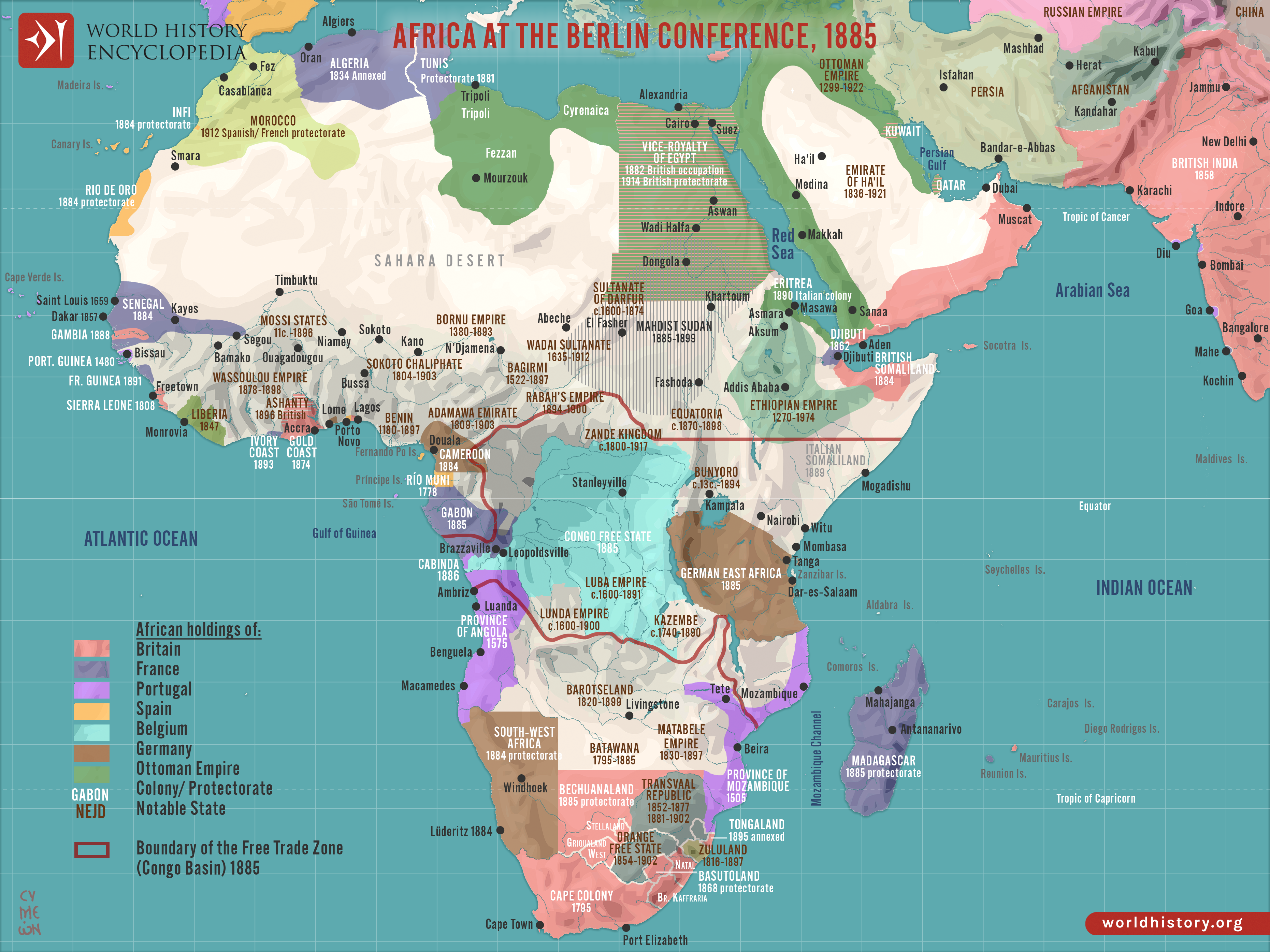 Africa Resources Imperialism Map Scramble For Africa New Imperialism