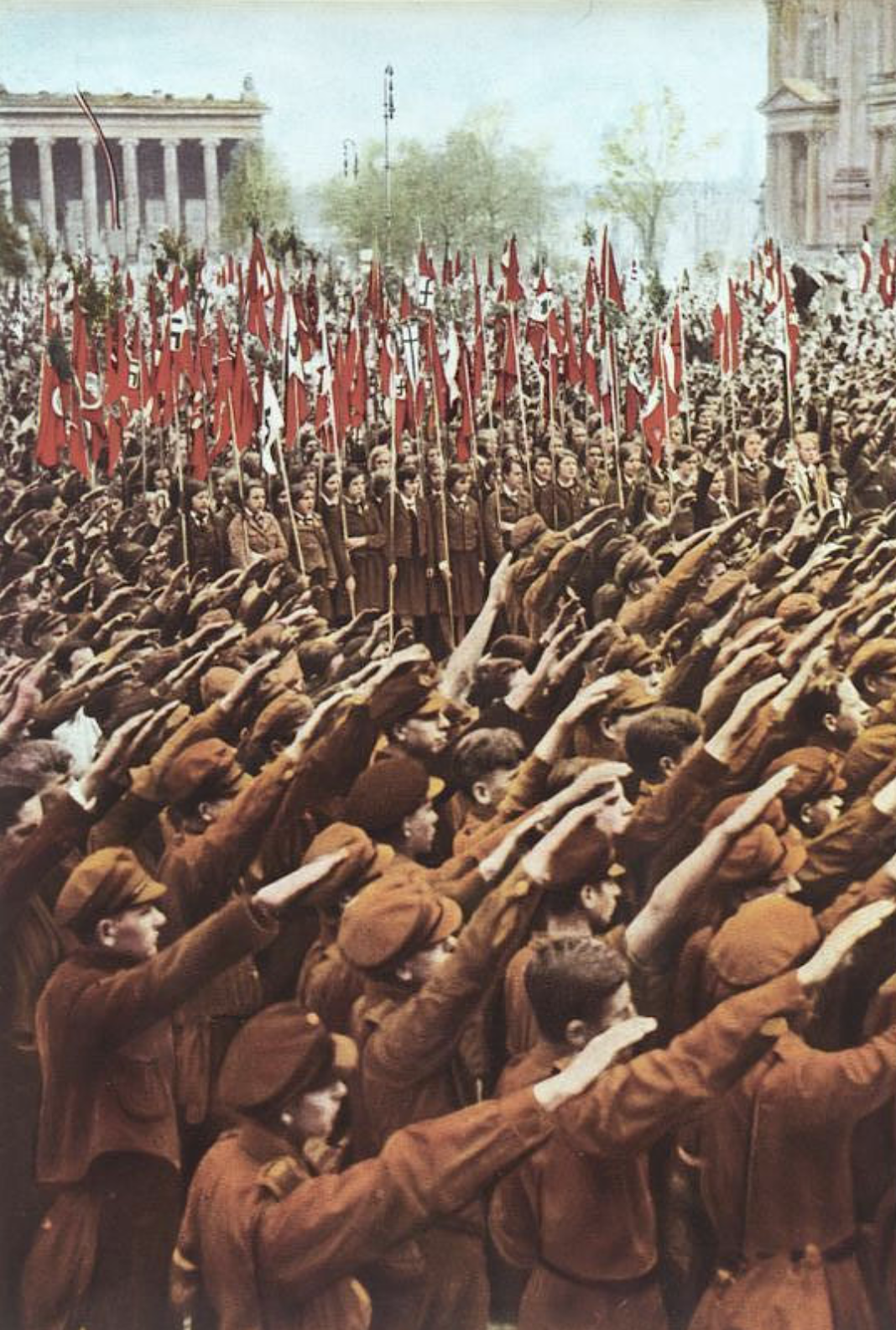 Hitler Rallies Draw Hitler Youth Rally - World History Encyclopedia