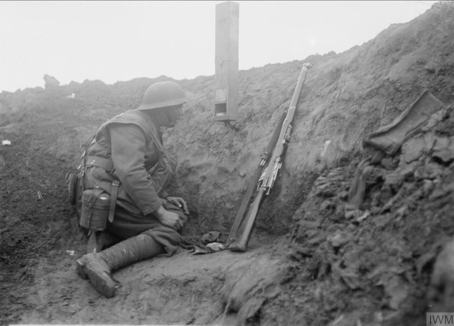 Sentyr Post Sentry Post, Western Front 1918 - World History Encyclopedia