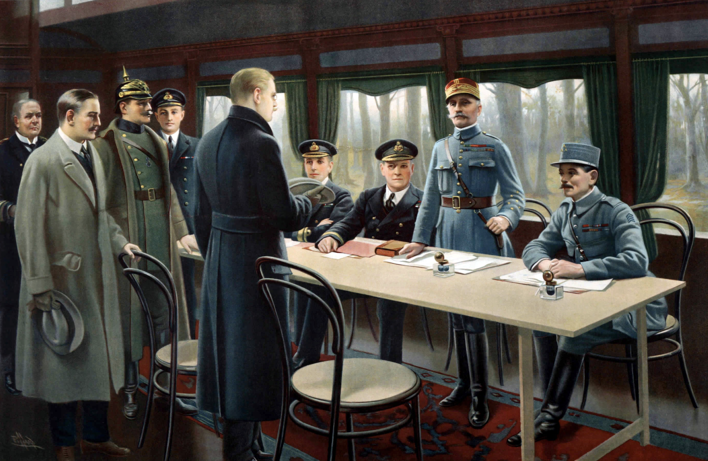 み*み様 Salute The DirectorsCelebratio Signing of the 1918 Armistice - World History Encyclopedia