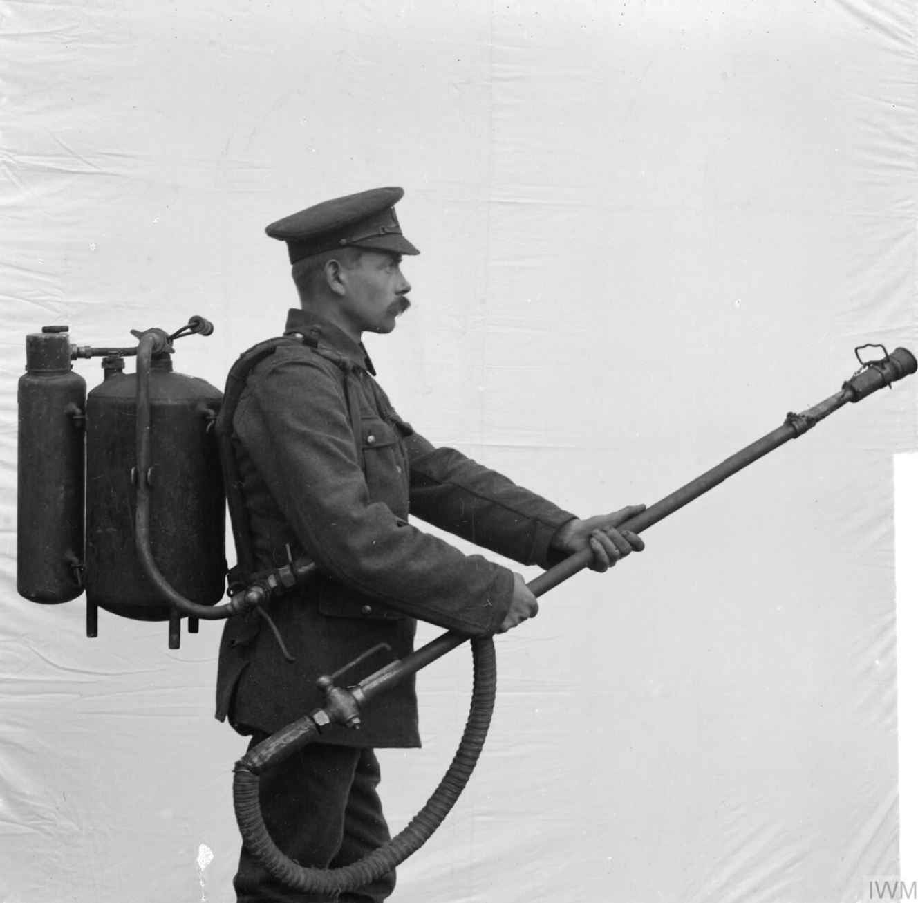 German WWI Flamethrower - World History Encyclopedia