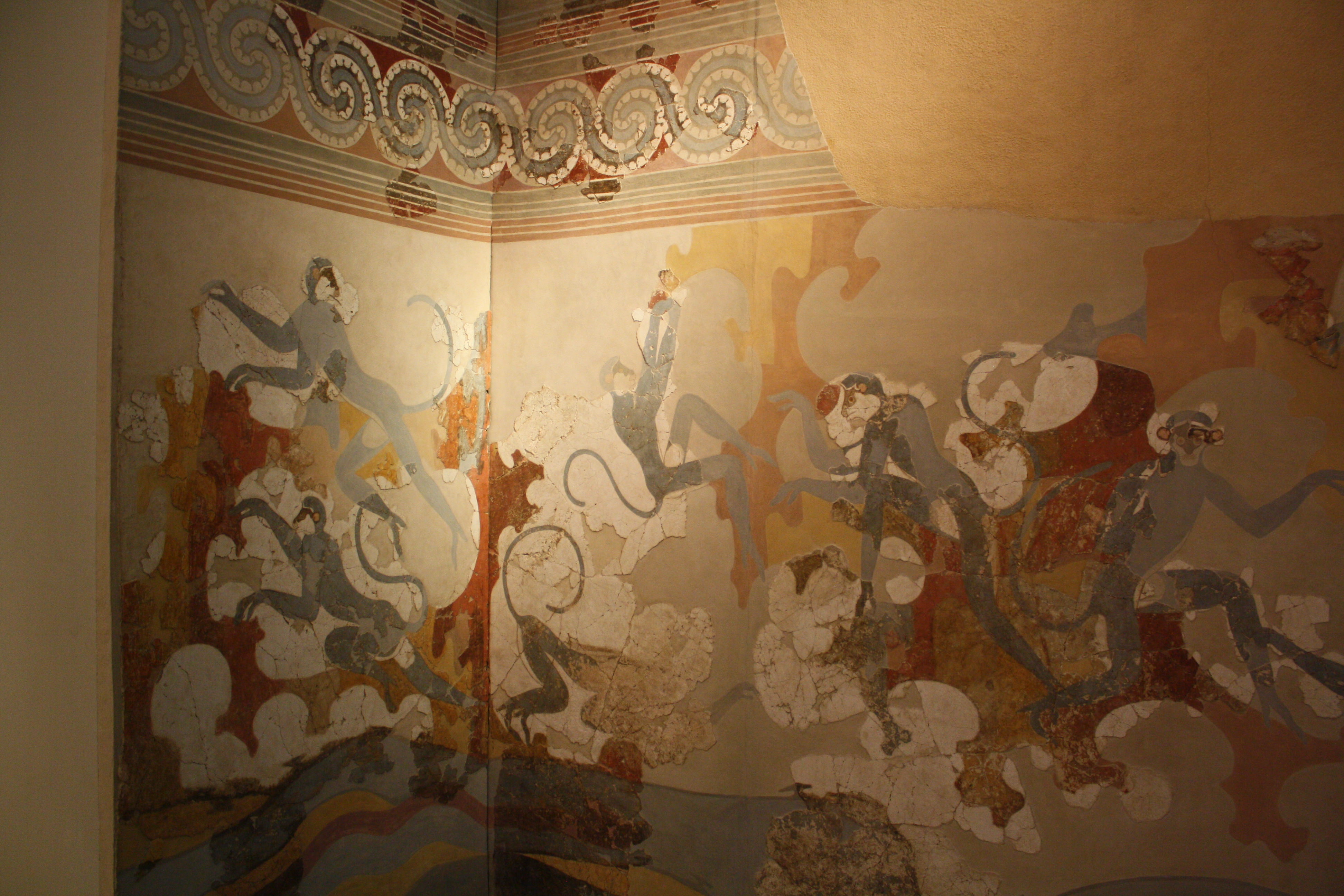 thera wall paintings