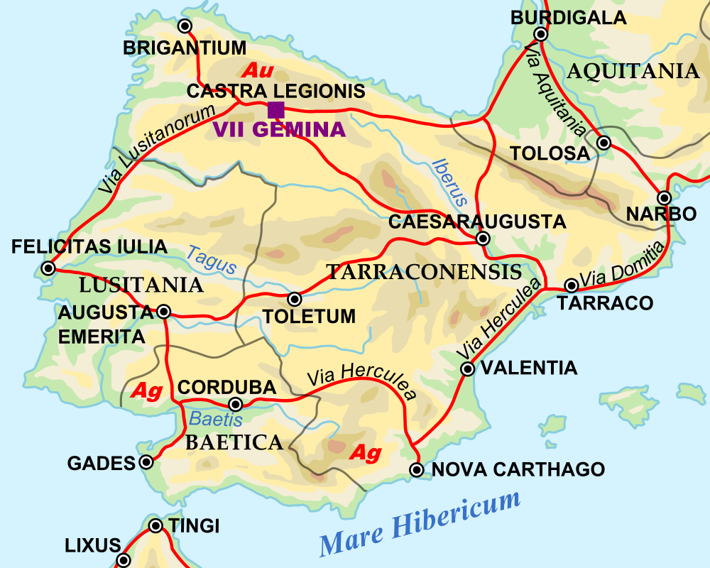 where is the iberian peninsula located on a map