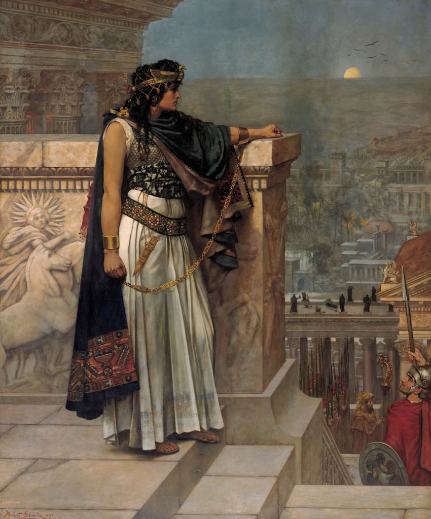 Zenobia Queen Zenobia's Last Look Upon Palmyra (Illustration) - World History ...