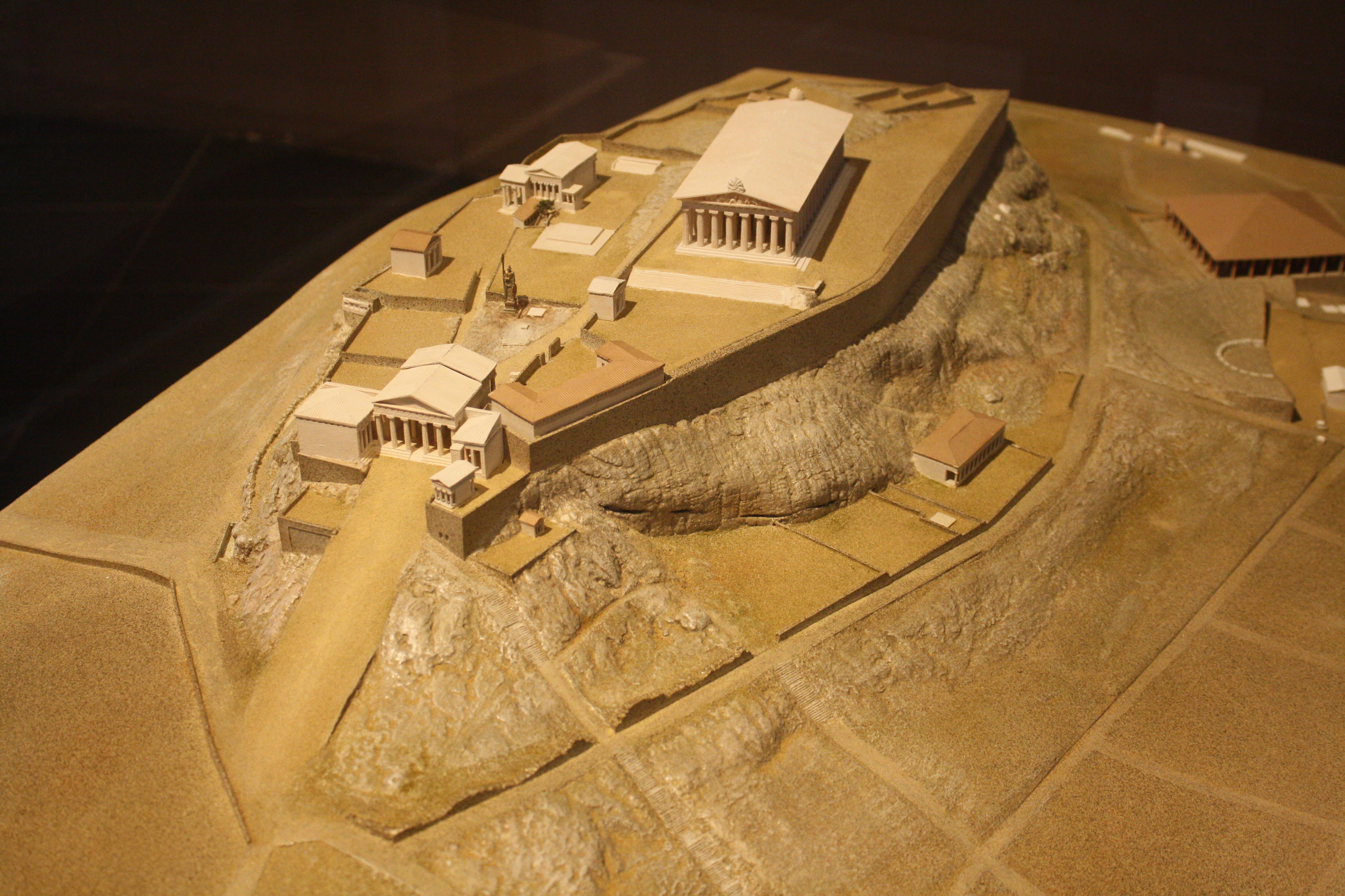 Model of Athens' Acropolis - World History Encyclopedia