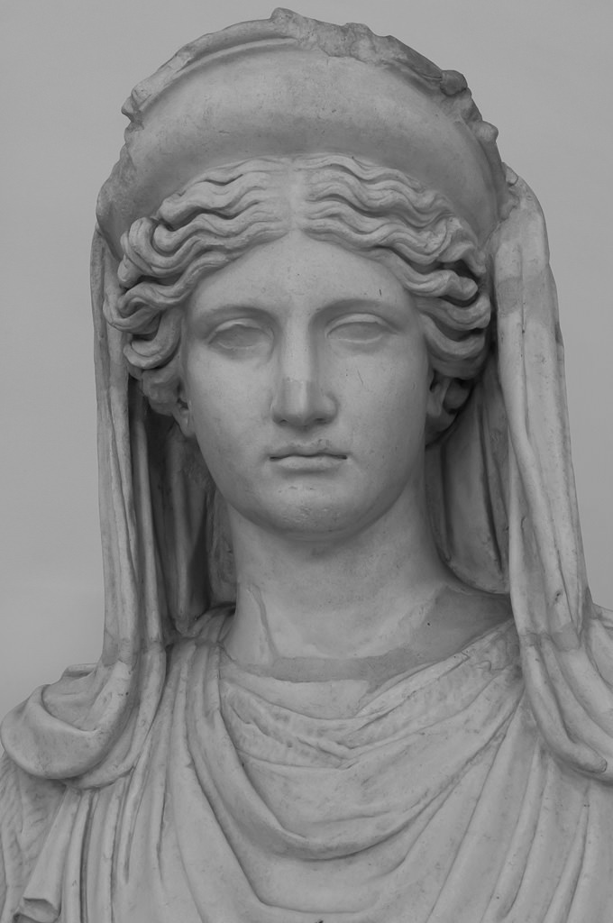 Bust Of Demeter Illustration World History Encyclopedia