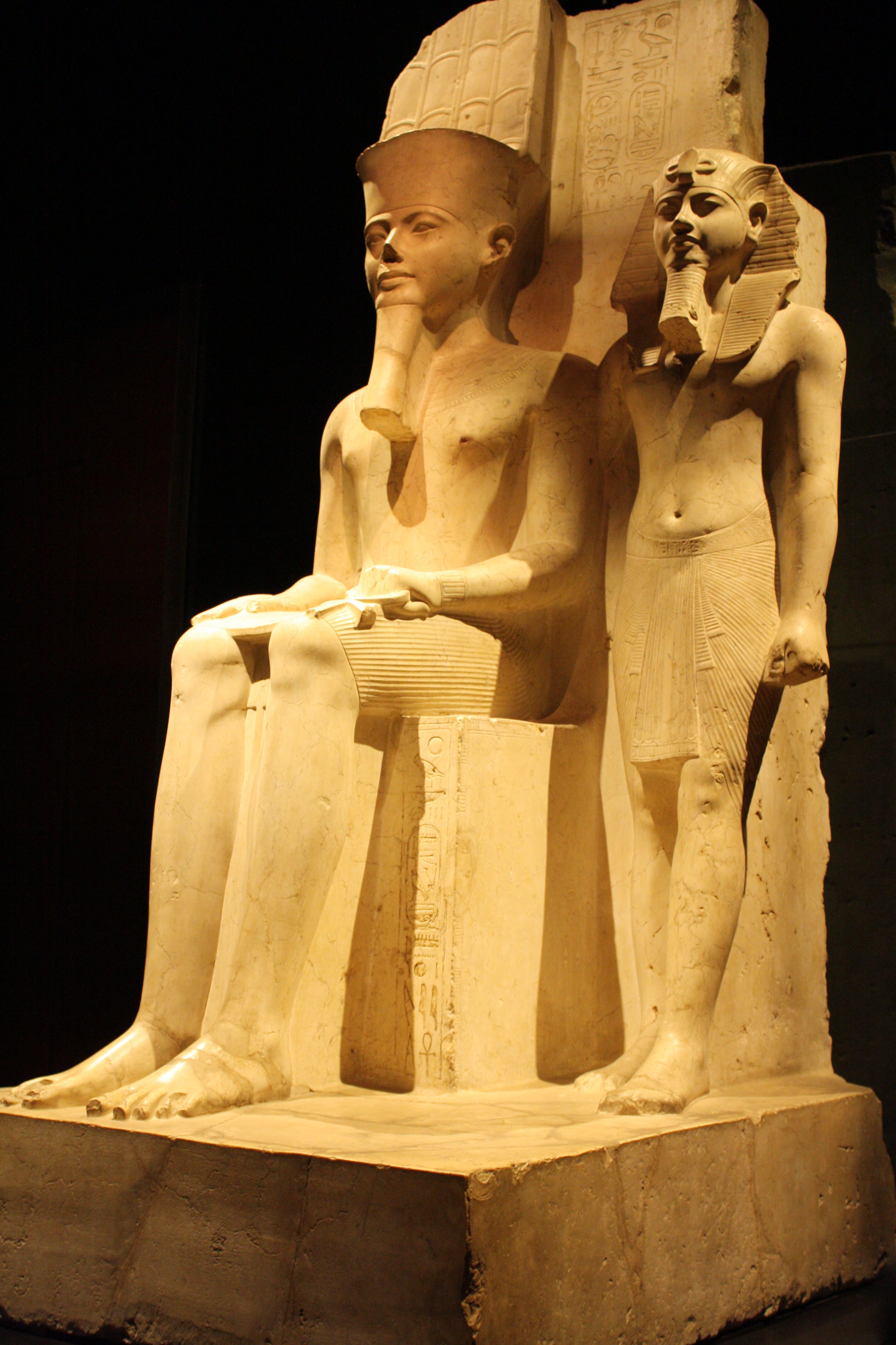 Amun And Tutankhamun Illustration World History Encyclopedia