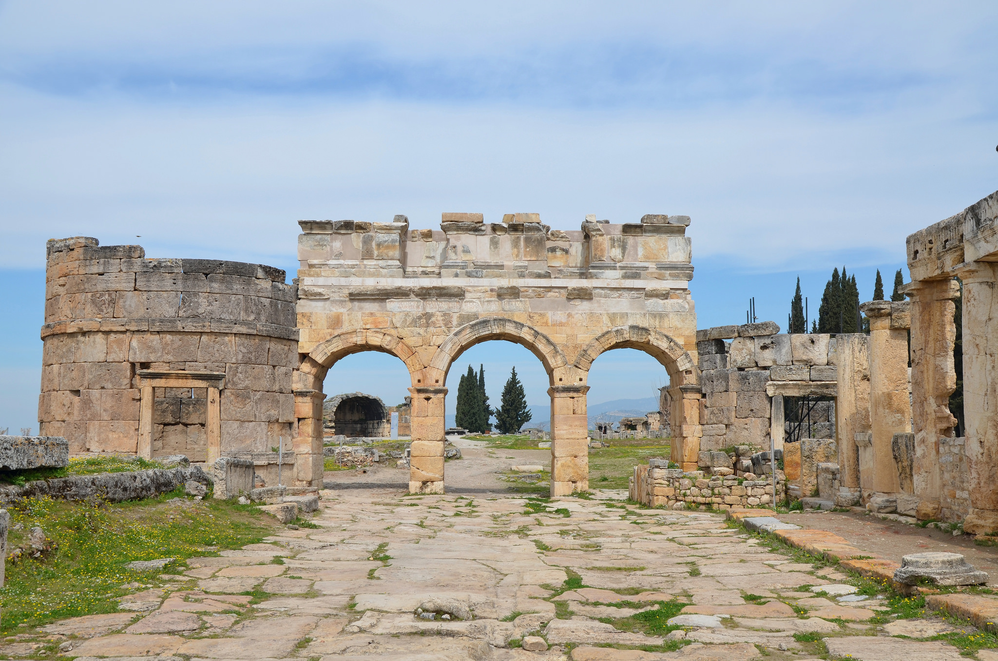 Frontinus Rome Frontinus Gate in Hierapolis, Phrygia (Illustration) - World History ...