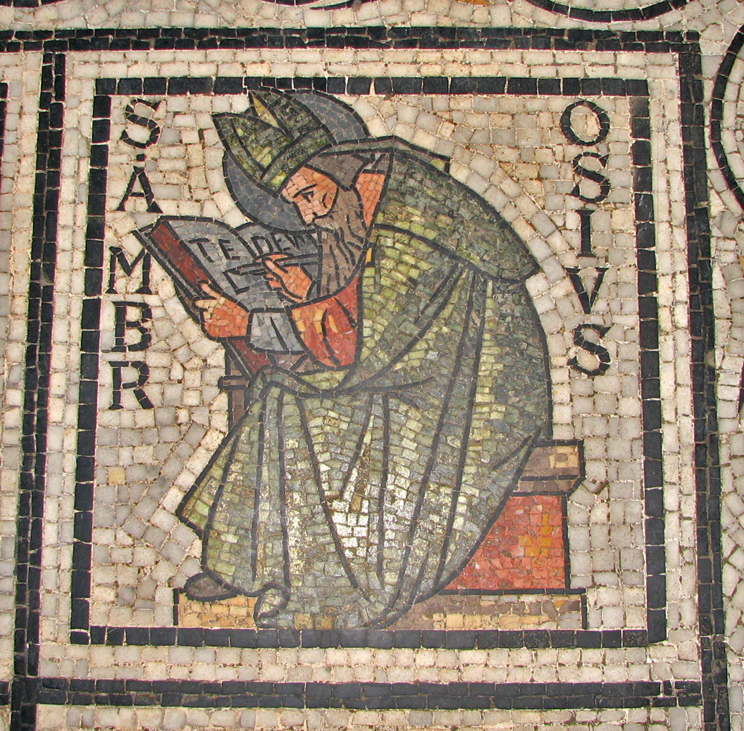 St. Ambrose (Illustration) - World History Encyclopedia