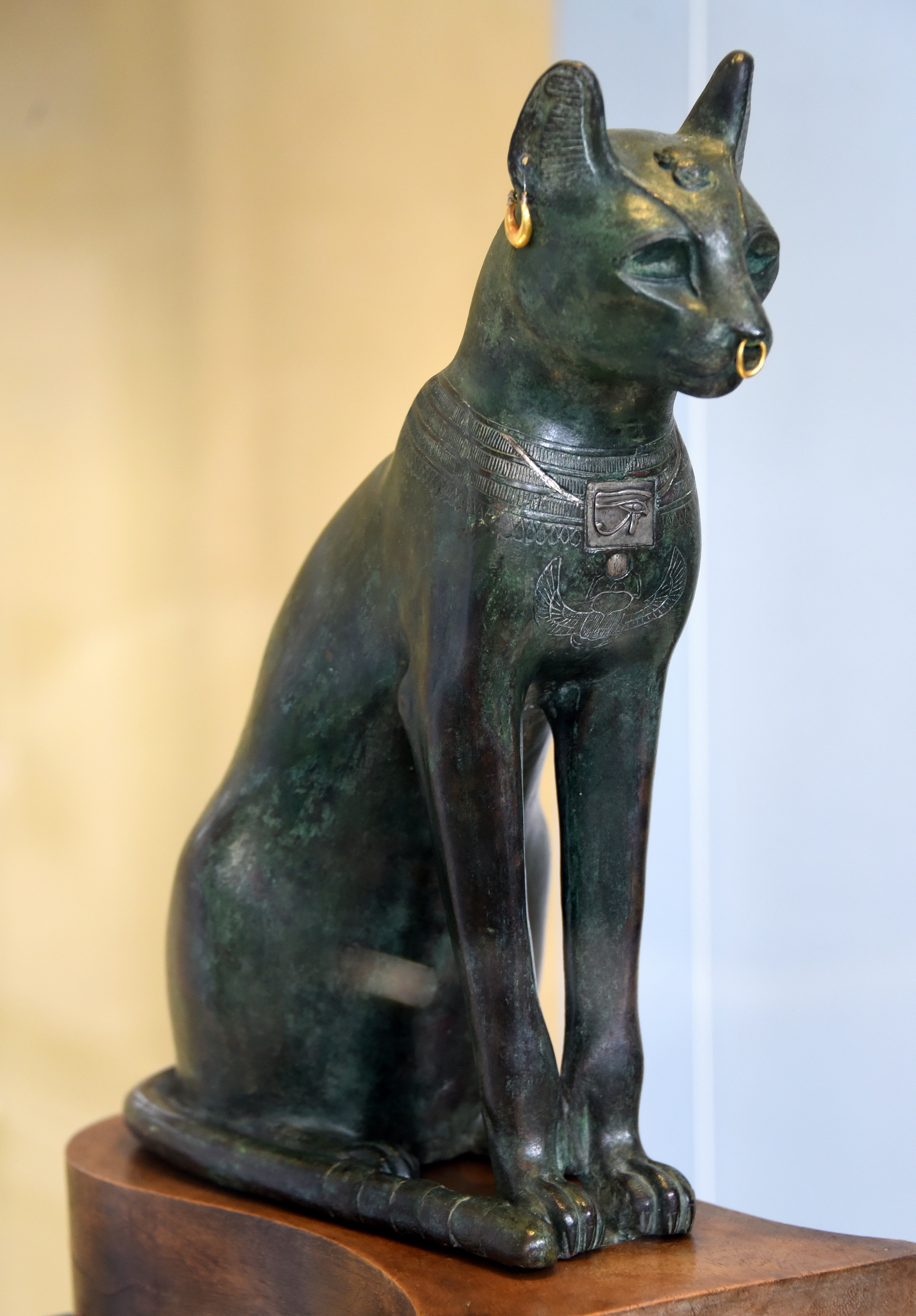Mouseion collection The Gayer-Anderson Bastet cat resin figure 