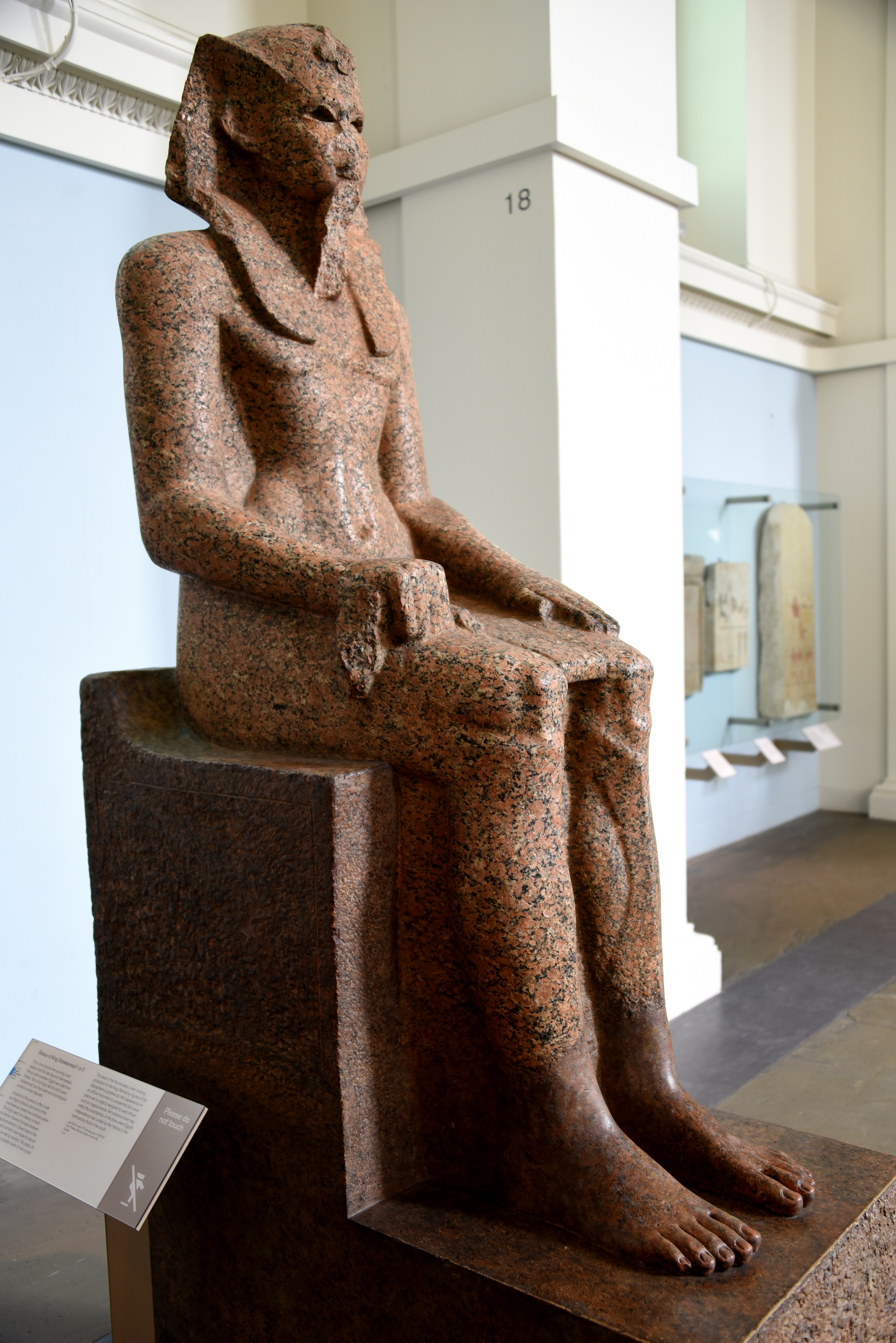 Ancient Egypt Fragmentary Statue of Panemerit from the reign of