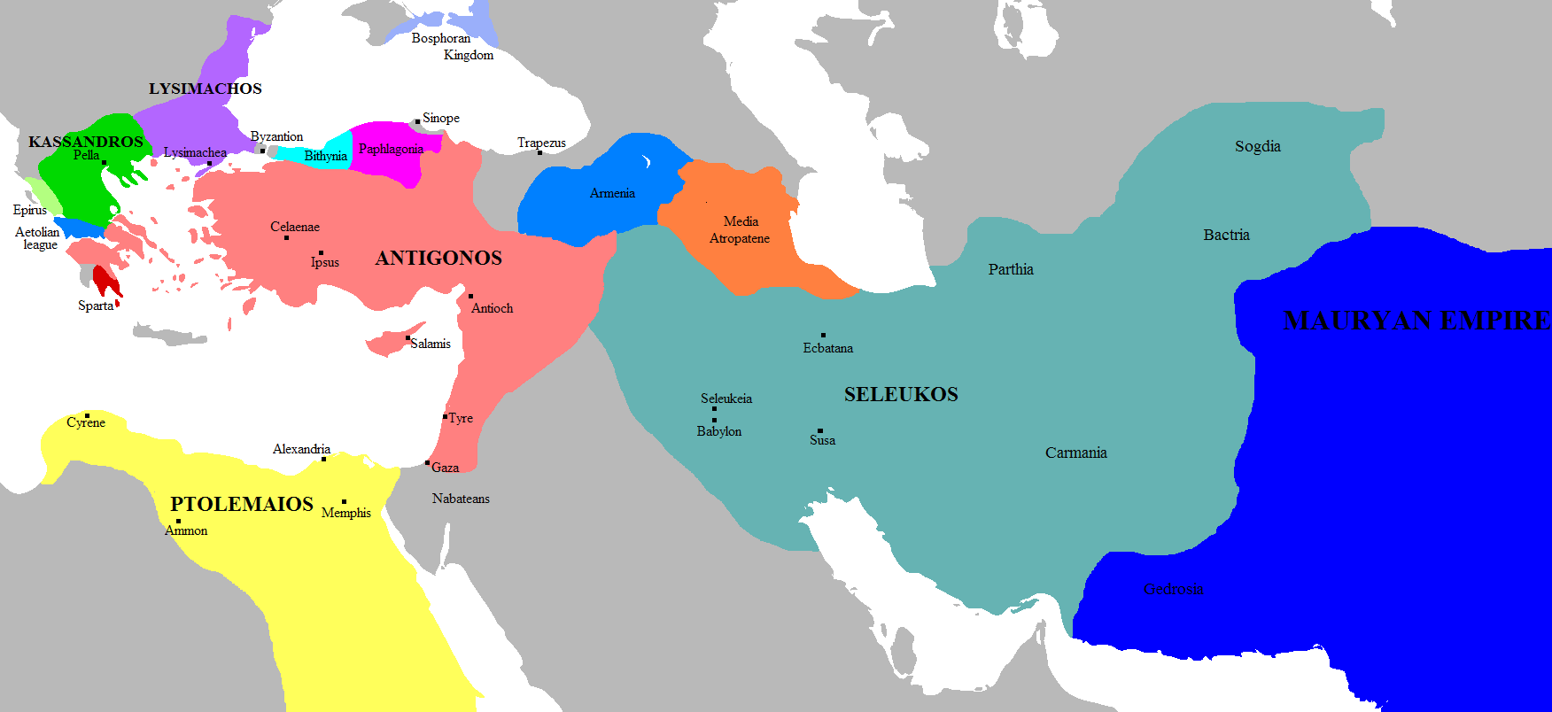 Dinastía Ptolemaica - Enciclopedia de la Historia del Mundo