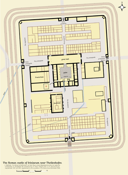 Plan of a Typical Roman Fort (Illustration) - World History Encyclopedia