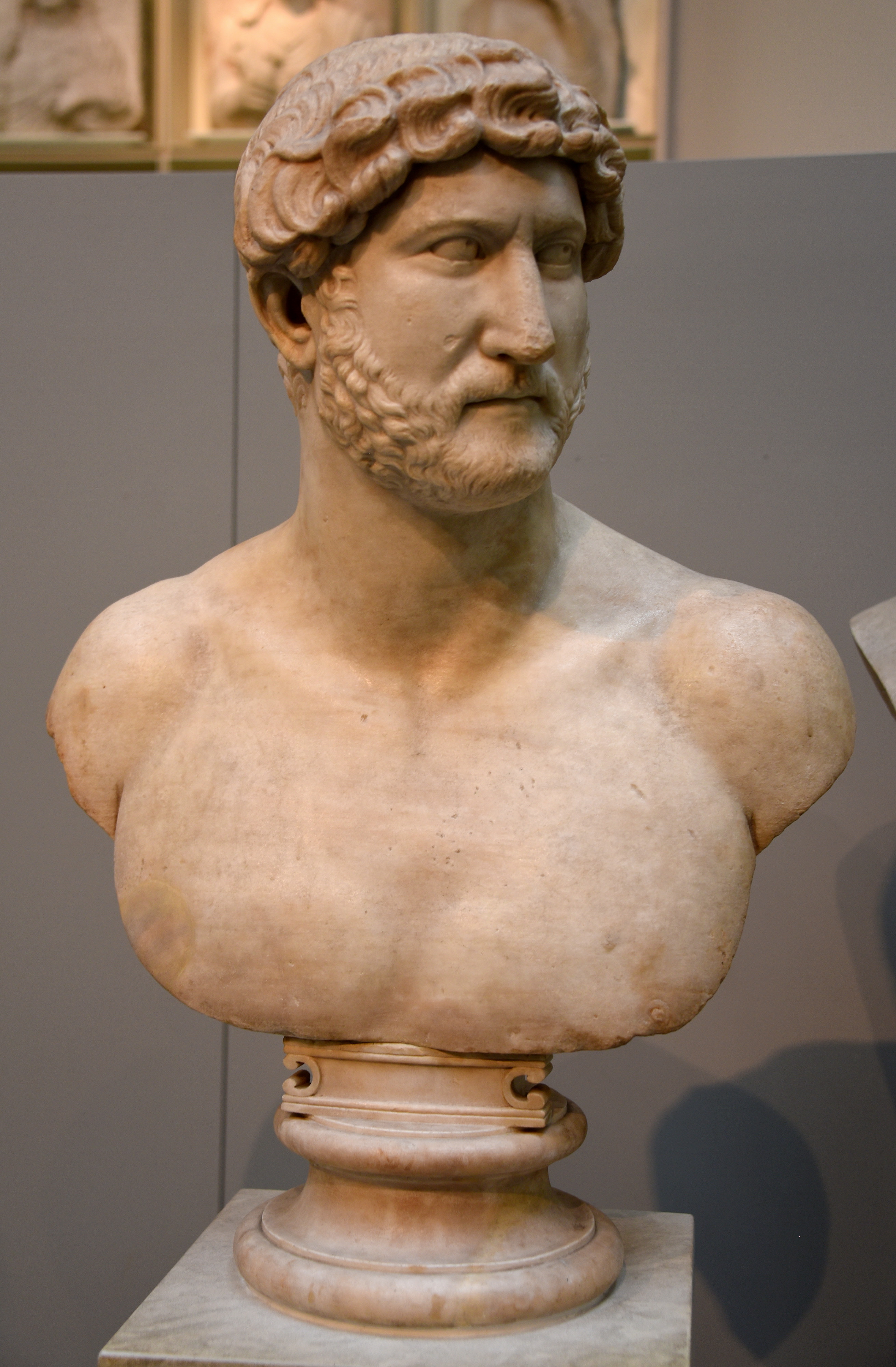 Marble Bust Of Emperor Hadrian World History Encyclopedia Marble Bust Of Emperor Hadrian World History Encyclopedia