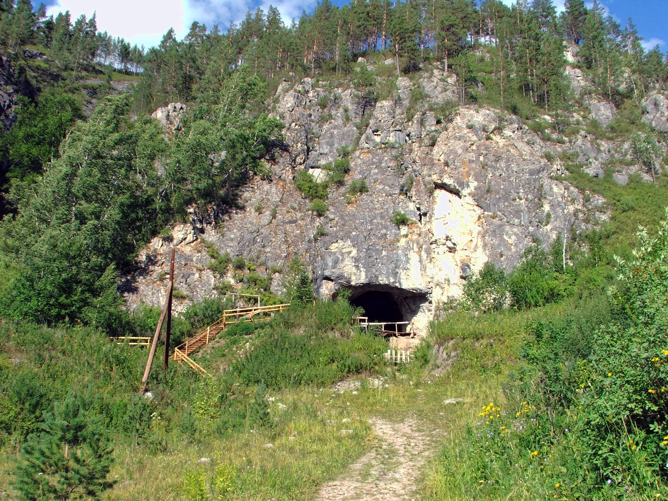 Denisova Cave World History Encyclopedia Denisova Cave World History Encyclopedia