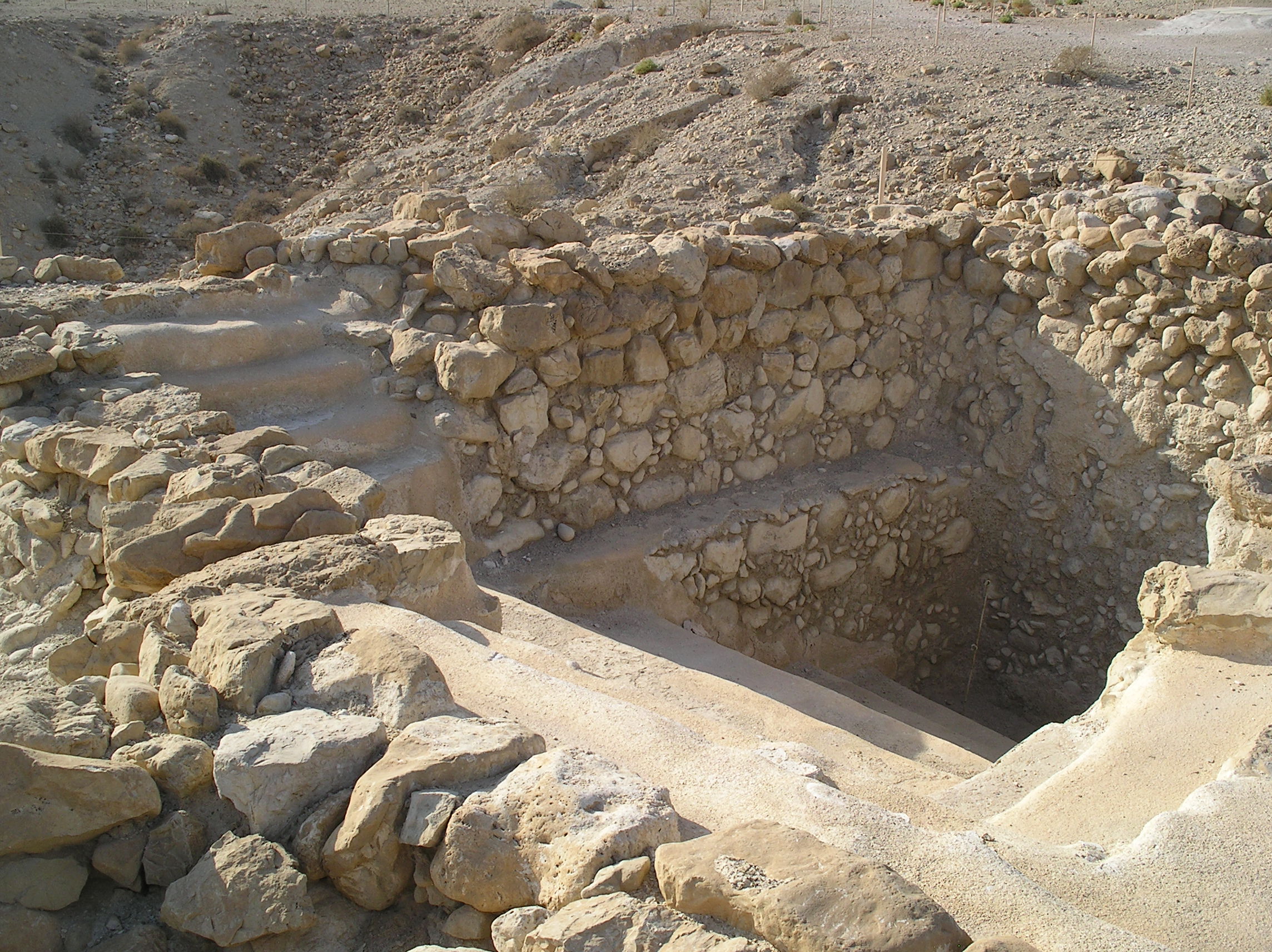 Mikvah Qumran Illustration World History Encyclopedia mikvah-qumran-illustration-world-history-encyclopedia