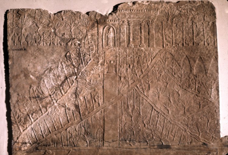 Assirie Assyrian Gardens (Illustration) - World History Encyclopedia