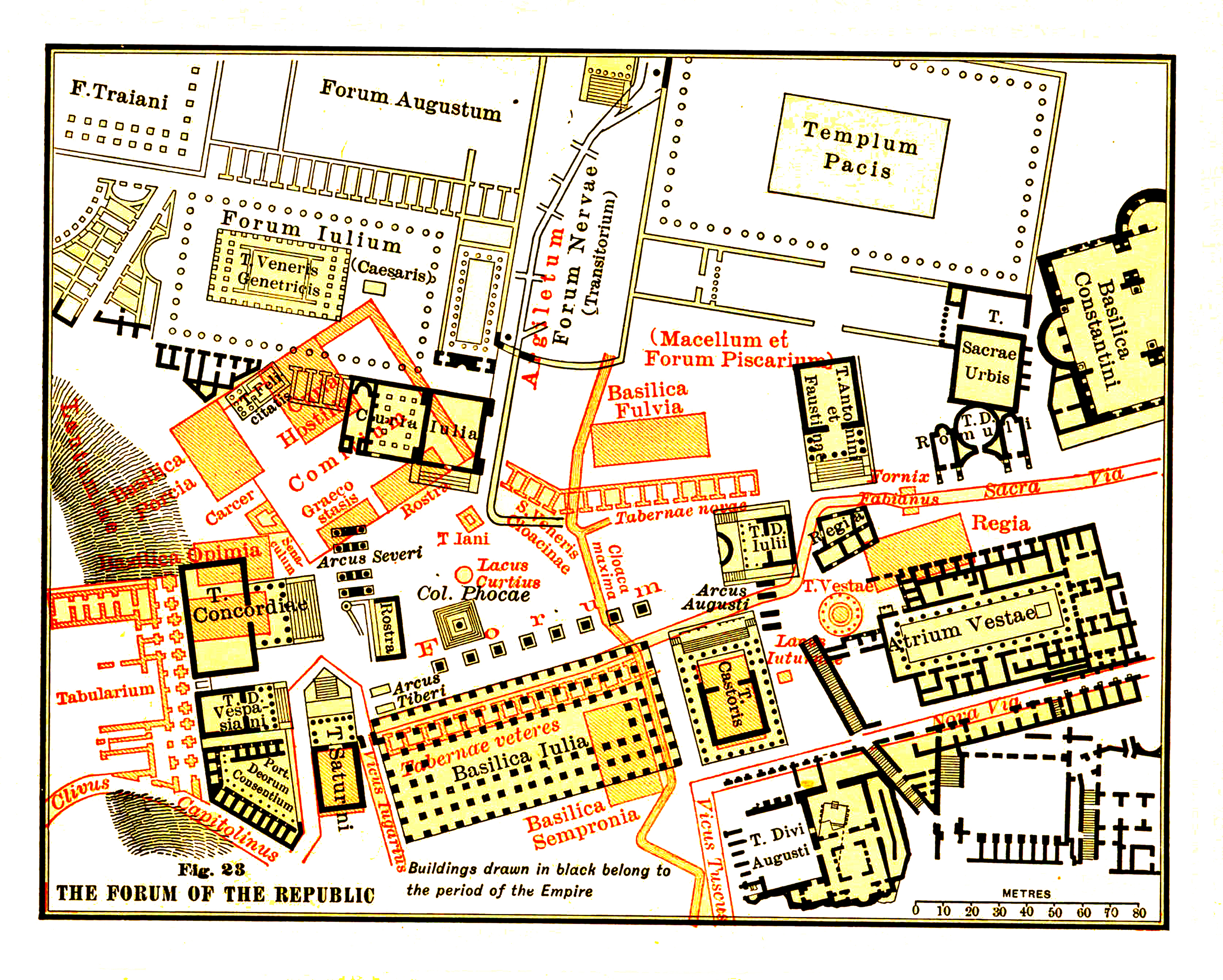 Map of the Roman Forum (Illustration) - World History Encyclopedia