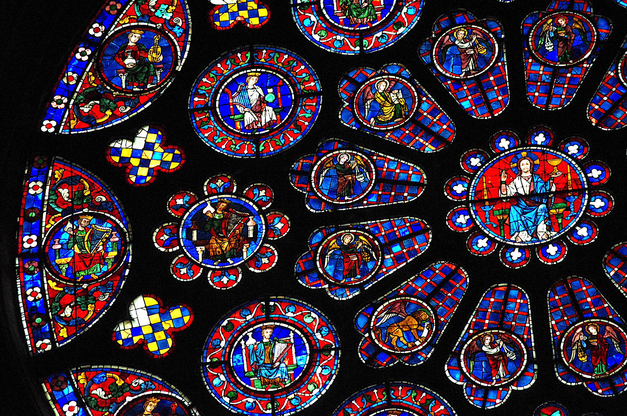 Detail South Rose Window Chartres Cathedral World History Encyclopedia detail-south-rose-window-chartres-cathedral-world-history-encyclopedia