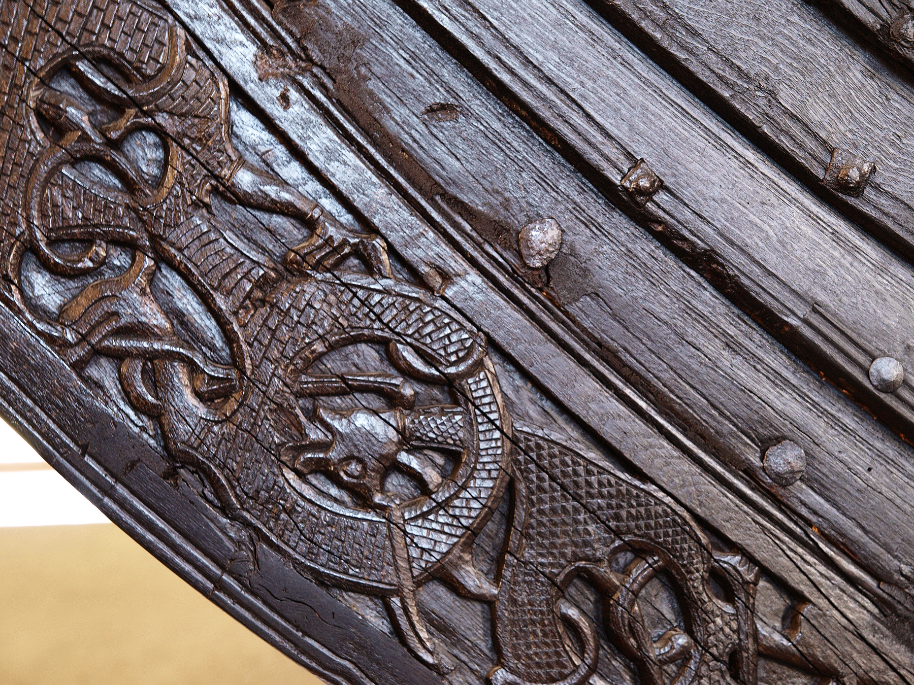 Oseberg Ship Decoration - Detail (Illustration) - World History