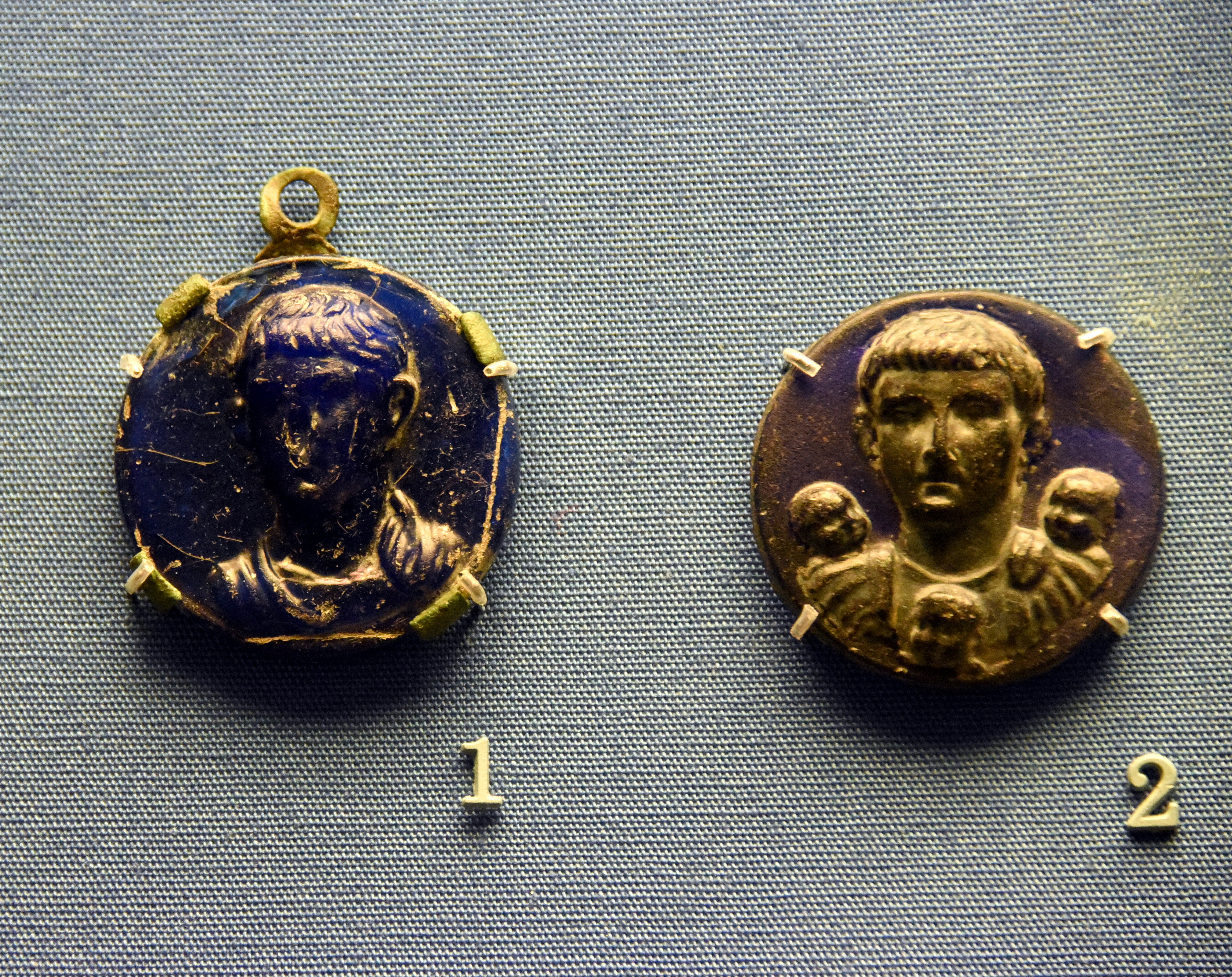 Phalaecus Greek Ruler Two Phalerae with Portraits of Princes of the Imperial Family - World ...