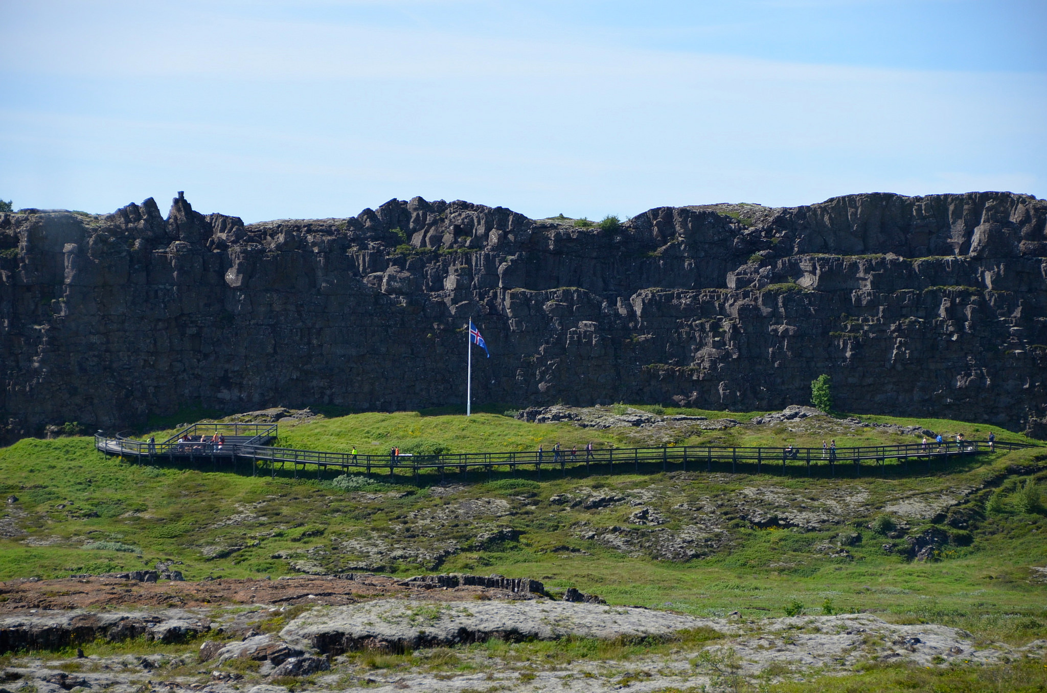 Logberg – Althing Meeting Place at Thingvellir, Iceland (Illustration ...