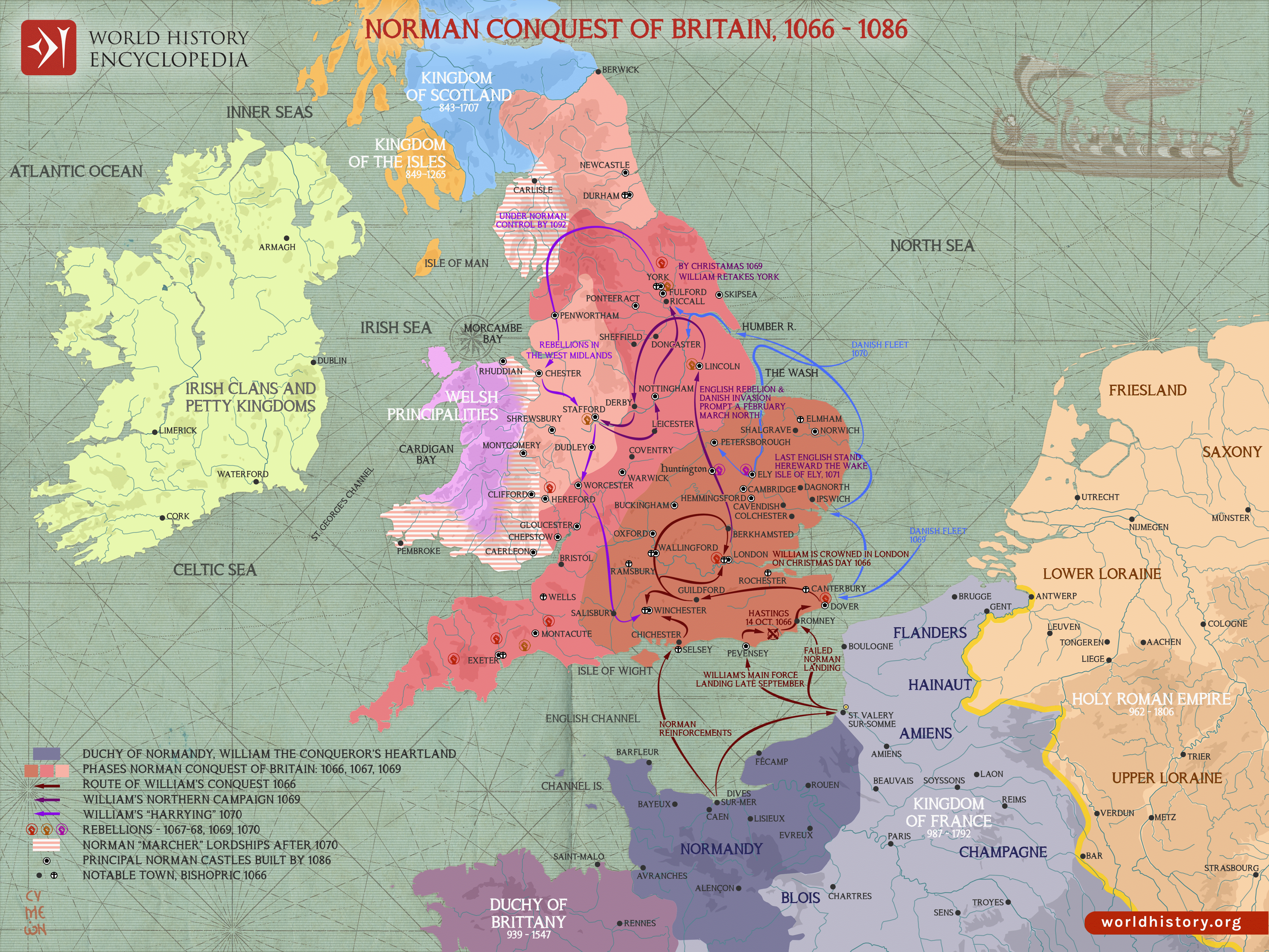 1066~1086 Norman Conquest of Britain