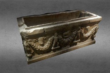 Roman Sarcophagus with Garlands