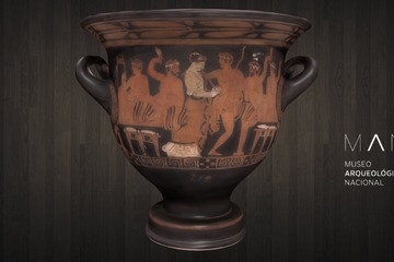 Greek Vase with Symposium