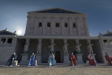 Athenian Agora - 3D View