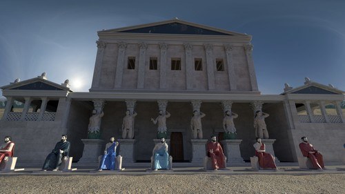 Athenian Agora - 3D View (3D Image) - World History Encyclopedia