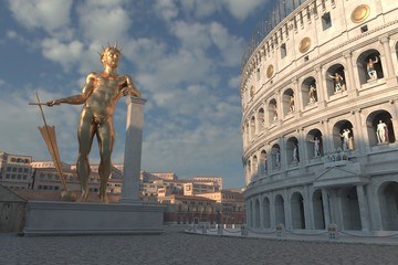 The Colosseum in Ancient Times - 3D View