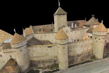 Chillon Castle - 3D View