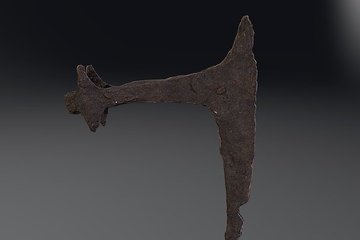 Long Bladed Axe from Viking Age Birka