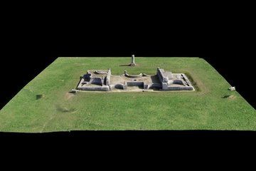 Roman Sanctuary near Augusta Raurica - 3D View