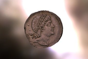 Constantine I Coin - 3D View
