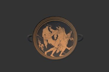Kylix of Zeus & Ganymedes - 3D Image
